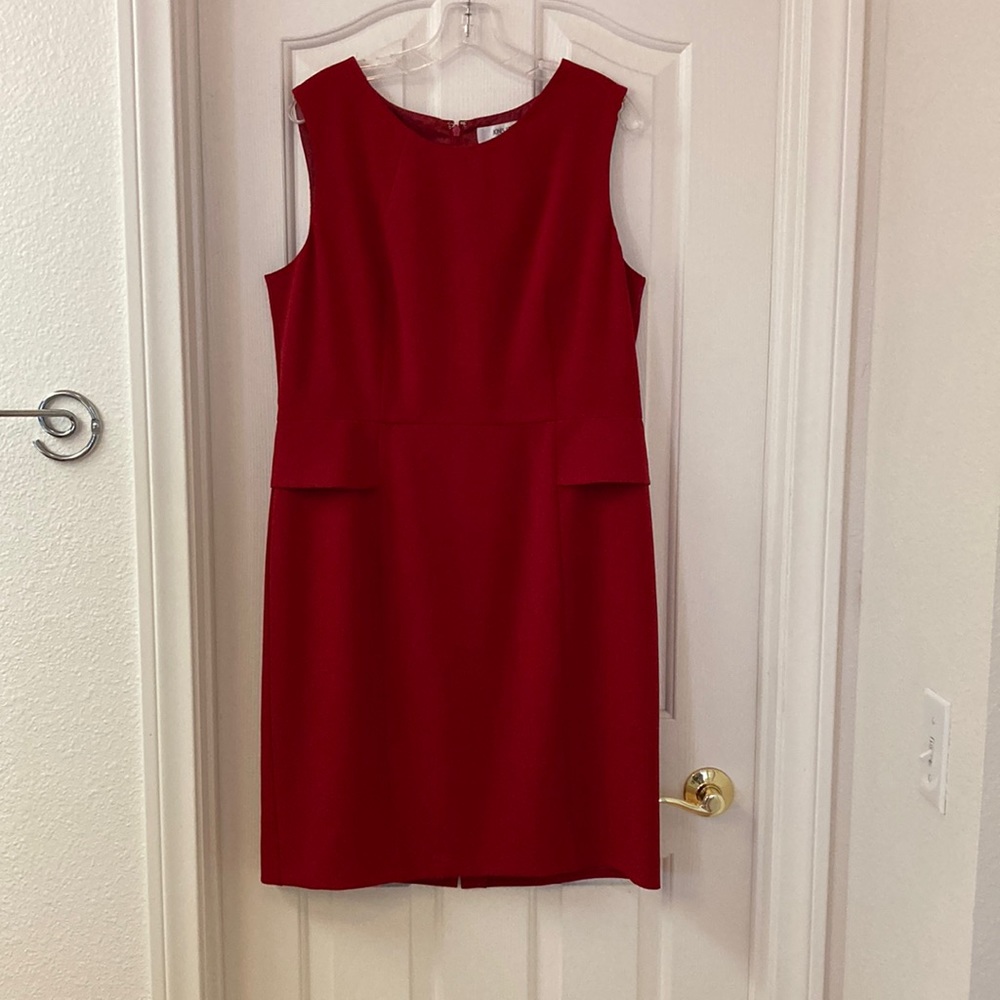 Vibrant red dress